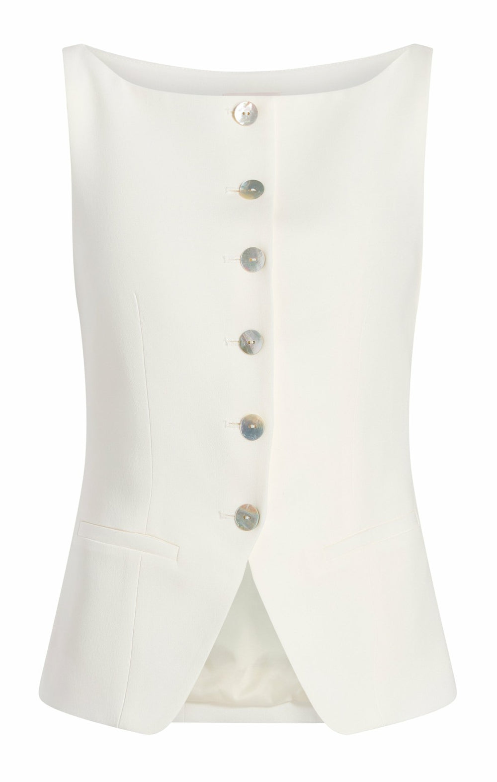 Women Lemonis Vest Ivory