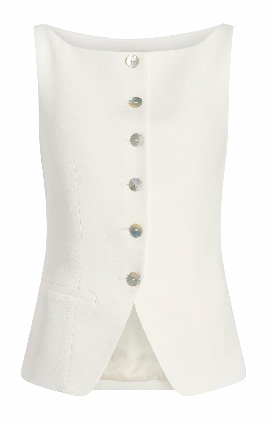 Women Lemonis Vest Ivory